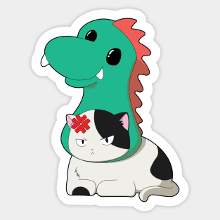 The Dino Cat Sticker
